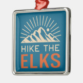 Hike The Elk Mountains Sunburst Metalen Ornament (Links)