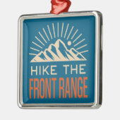 Hike The Front Range Sunburst Metalen Ornament (Links)