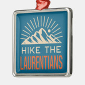 Hike The Laurentian Mountains Quebec Sunburst Metalen Ornament (Links)