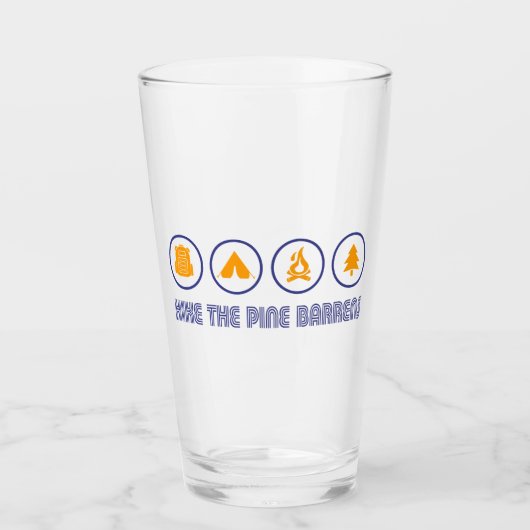 Hike The Pine Barrens New Jersey Glas (Voorkant)