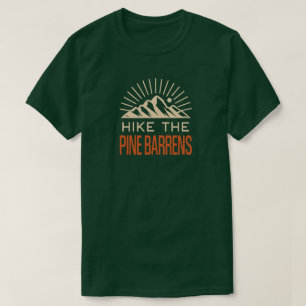 Hike The Pine Barrens New Jersey Sunburst T-shirt