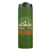 Hike The Pine Barrens New Jersey Sunburst Thermosbeker (Voorkant)