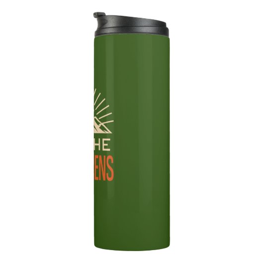 Hike The Pine Barrens New Jersey Sunburst Thermosbeker (Geroteerd rechts)