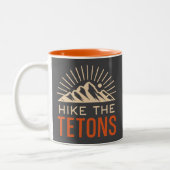Hike The Tetons Sunburst Tweekleurige Koffiemok (Links)