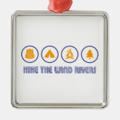 Hike the Wind River Mountain Range Metalen Ornament (Voorkant)