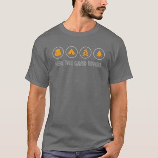 Hike the Wind River Mountain Range T-shirt (Voorkant)