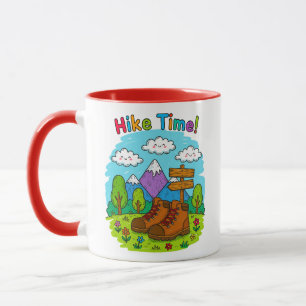 Hike Time Kids Krijt Avontuur Kunst Mok