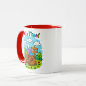 Hike Time Kids Krijt Avontuur Kunst Mok (Voorkant links)