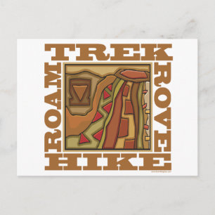 Hike, Trek Briefkaart