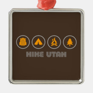 Hike Utah Metalen Ornament