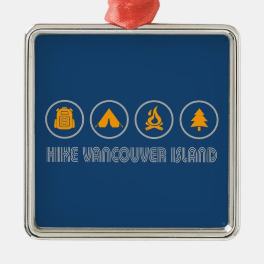 Hike Vancouver Island British Columbia Metalen Ornament (Voorkant)