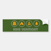 Hike Vermont Bumpersticker (Voorkant)