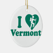 Hike Vermont Keramisch Ornament (Rechts)
