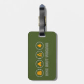 Hike West Virginia Bagagelabel (Achterkant verticaal)