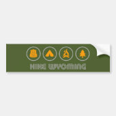 Hike Wyoming Bumpersticker (Voorkant)