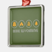 Hike Wyoming Metalen Ornament (Links)
