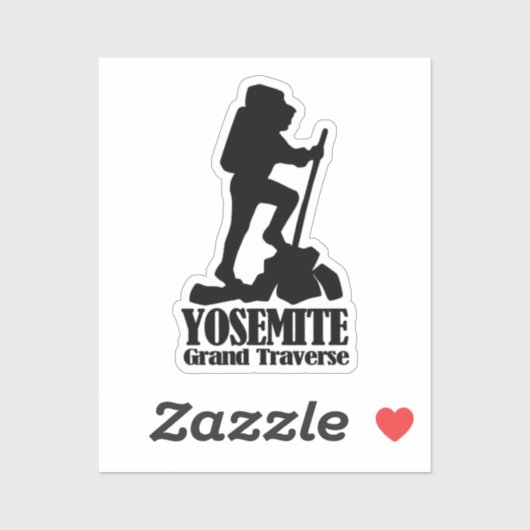 Hike - Yosemite Grand Traverse - Sticker (Vel)
