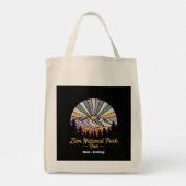 Hike Zion National Park Utah Ontdek Schilderachtig Tote Bag (Achterkant)
