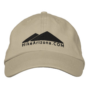 HikeArizona.COM - Black Embroided Baseball Pet