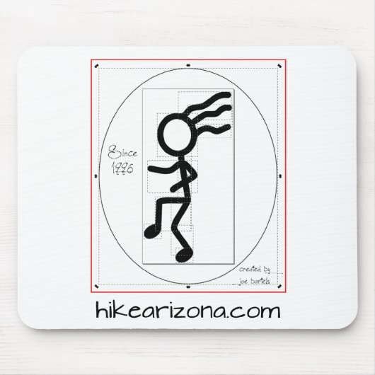 HikeArizona.COM - sinds 1996 Mousepad Muismat (Voorkant)