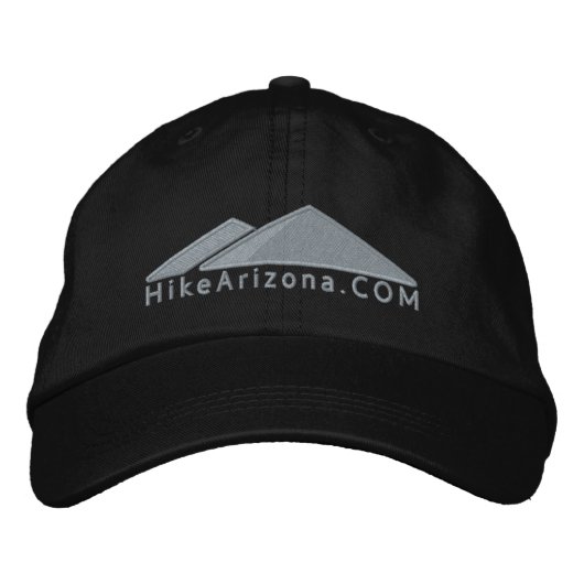 HikeArizona.COM - Stone Embroided Baseball Pet (Voorkant)