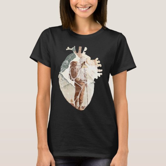 Hiker at Heart T-shirt (Voorkant)