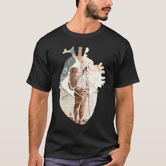 Hiker at Heart T-shirt (Voorkant)