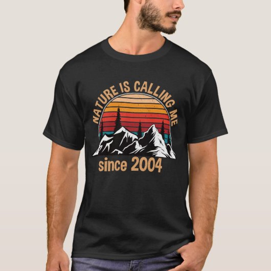 Hiker Birthday Gift 2004 T-shirt (Voorkant)