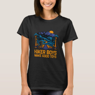 Hiker Boys maken een goed speelgoed met een volwas T-shirt