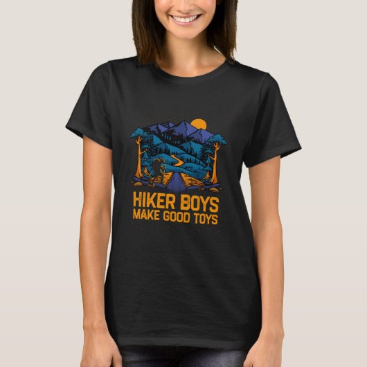 Hiker Boys maken een goed speelgoed met een volwas T-shirt (Voorkant)