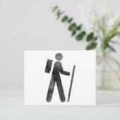 Hiker Briefkaart (Staand voorkant)