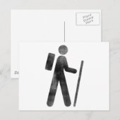 Hiker Briefkaart (Voorkant / Achterkant)