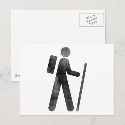 Hiker Briefkaart (Voorkant / Achterkant)