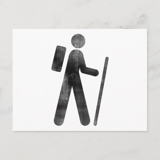 Hiker Briefkaart (Voorkant)