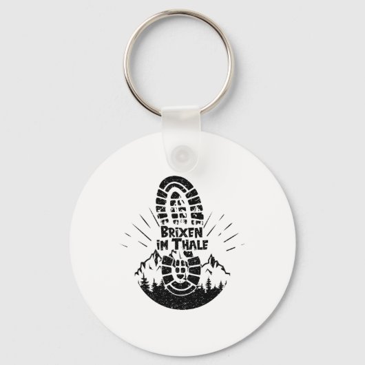 Hiker Brixen Im Thale Tyrol Austria Vacation Hikin Sleutelhanger (Voorkant)
