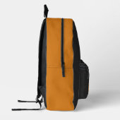Hiker camping humor black orange bedrukte rugzak (Links)
