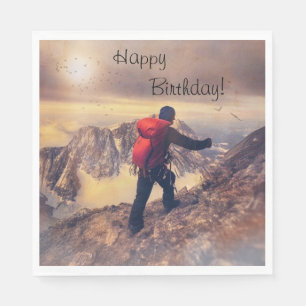 Hiker Happy Birthday Servet