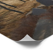 Hiker in de heuvels poster (Hoek)