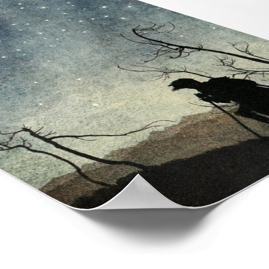 Hiker met de sterren - Rackham Poster (Hoek)