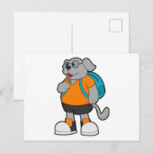 Hiker met rugzak briefkaart (Voorkant / Achterkant)