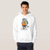 Hiker met rugzak hoodie (Voorkant volledig)