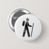 Hiker Ronde Button 5,7 Cm (Voorkant /achterkant)