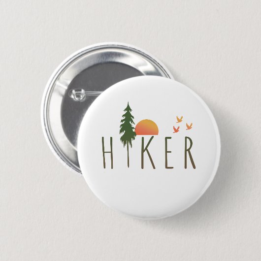 Hiker Ronde Button 5,7 Cm (Voorkant /achterkant)