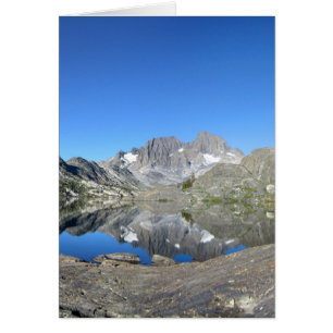 Hiker van Garnet Lake Banner Peak - John Muir Trai