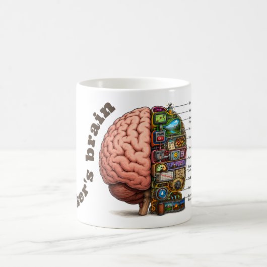Hiker's Brain grappig Koffiemok (Center)