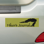 Hiker's Journal Bumpersticker (Op auto)