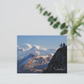 Hikers on Mount Pilatus in Lucerne Switzerland Briefkaart (Staand voorkant)