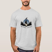 Hiker's Wilderness Adventure Mannen T-shirt (Voorkant)