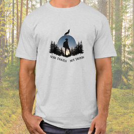 Hiker's Wilderness Adventure Mannen T-shirt