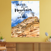 Hiking Adventure Canvas Afdruk (Insitu (Woonkamer))